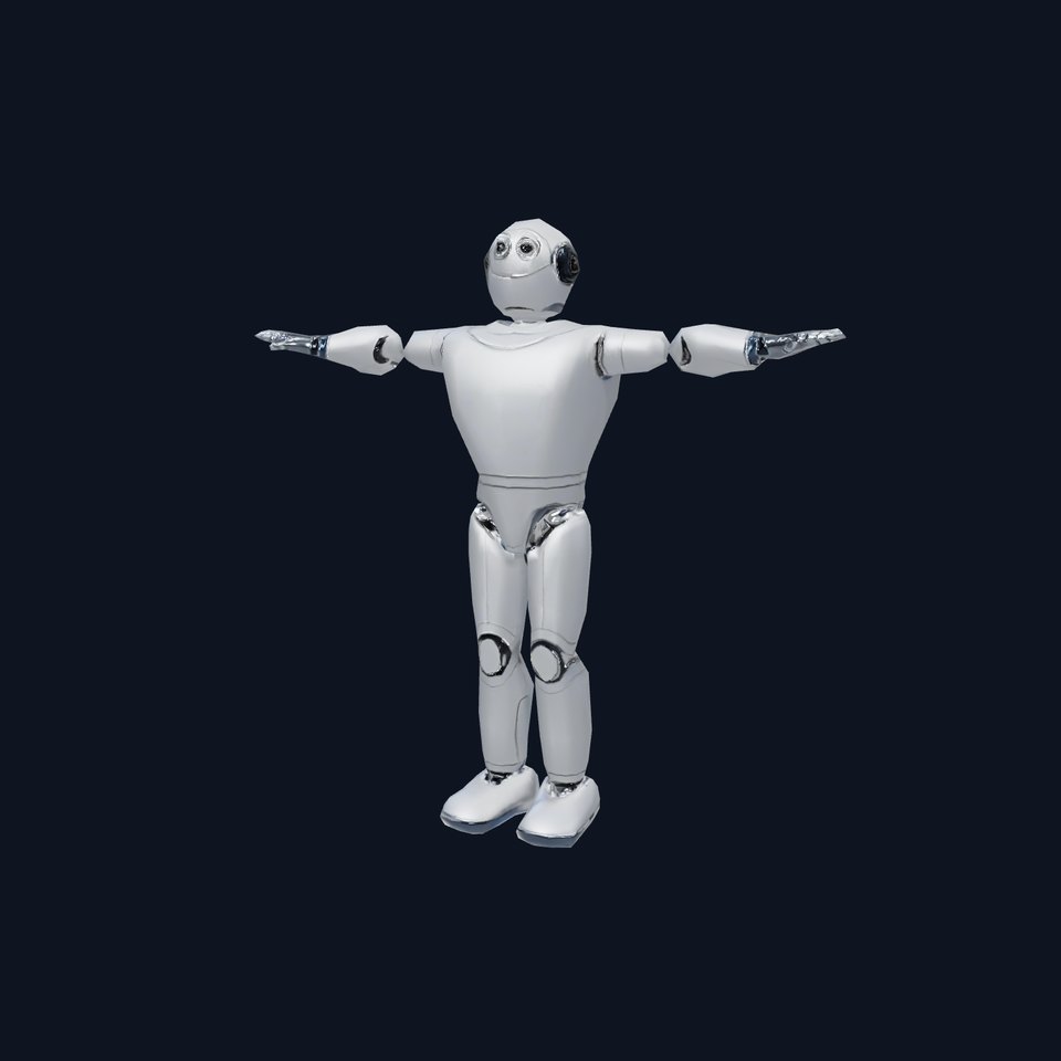 Silver Robot model pack